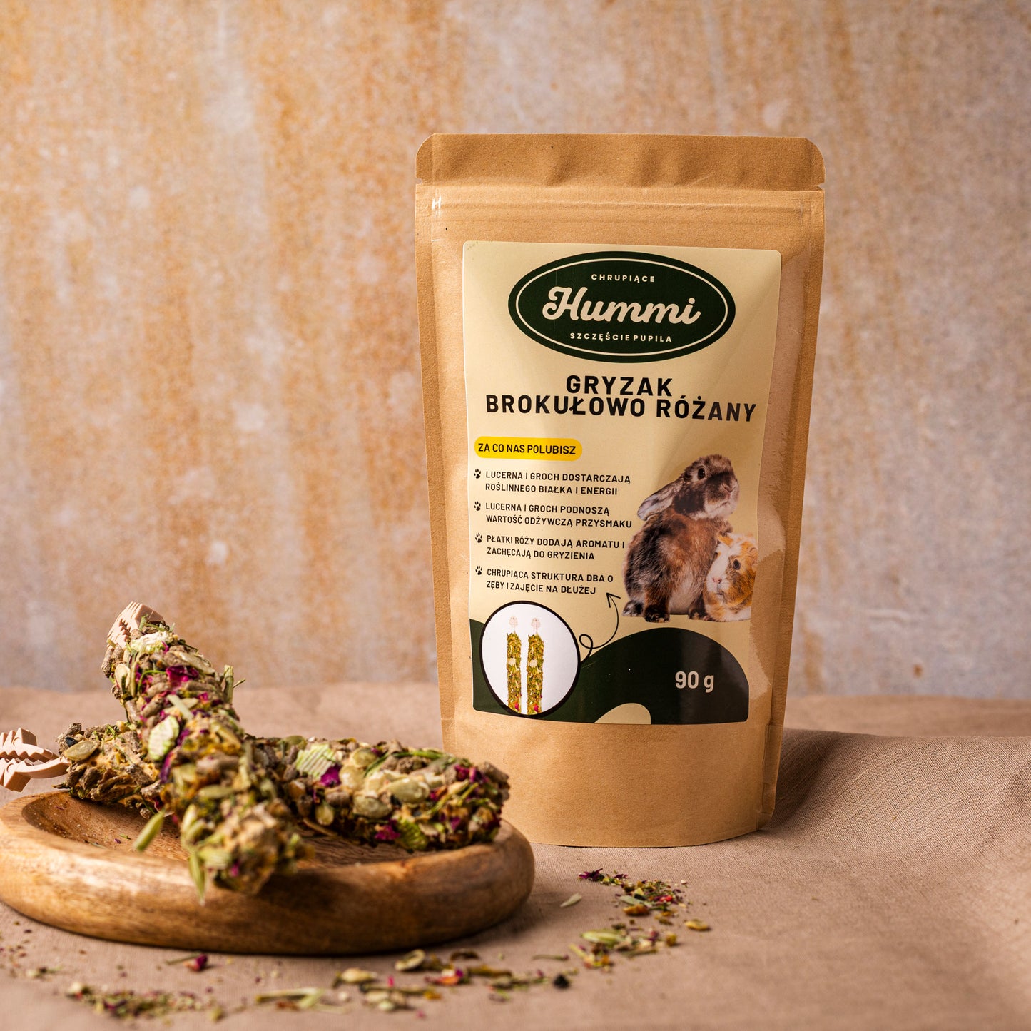 Gryzak brokułowo-rózany