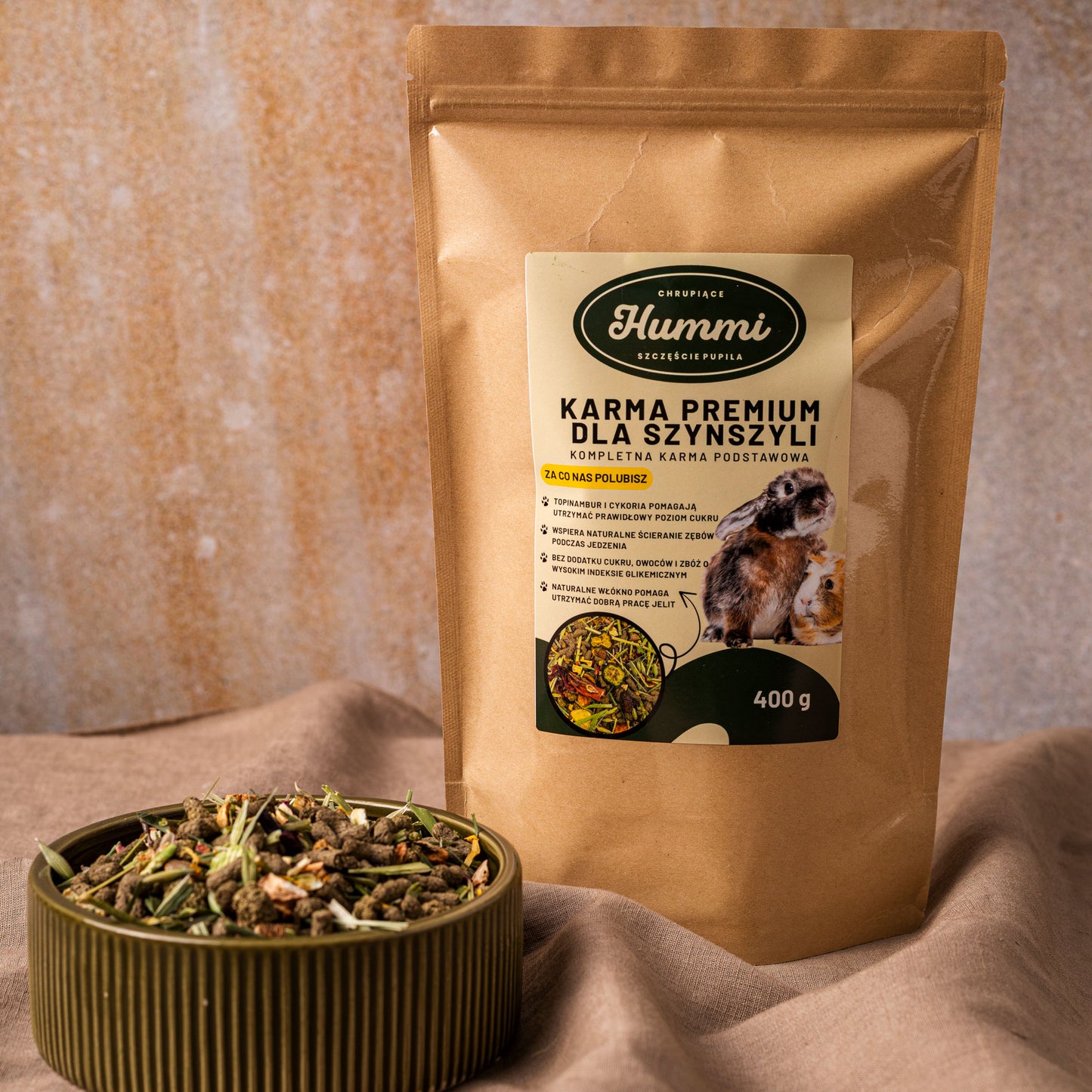 Karma premium dla szynszyli