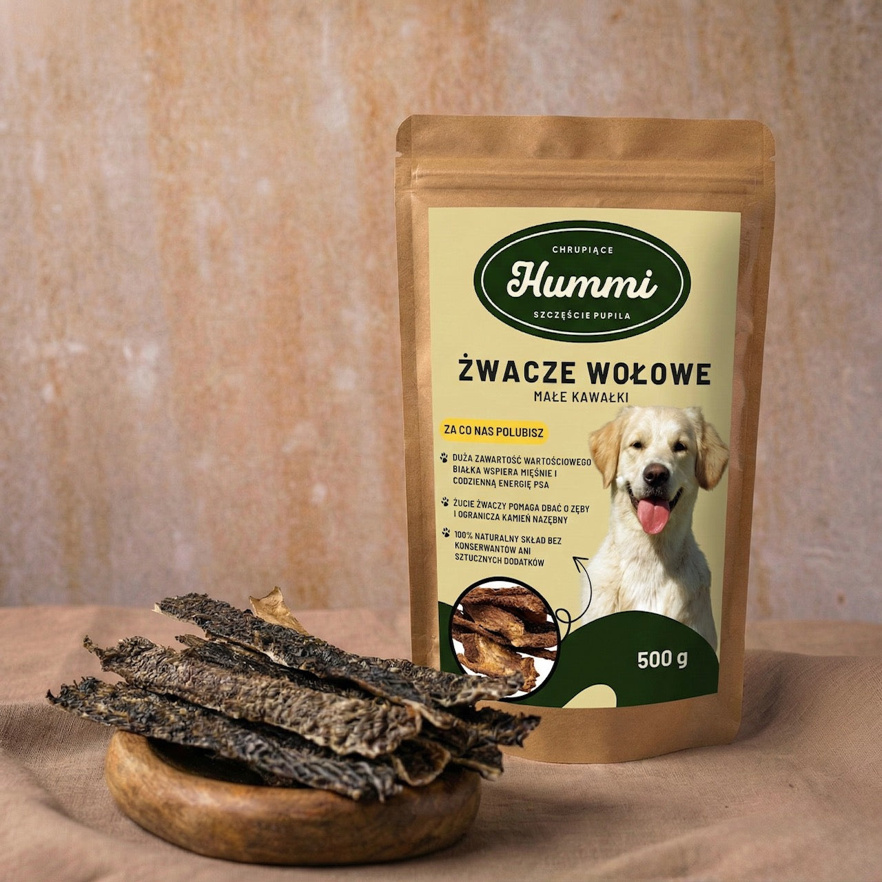 Żwacze wołowe małe kawałki